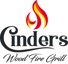 Cinders Wood Fire Grill Logo