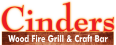 Cinders Wood Fire Grill Logo